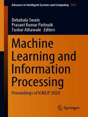 cover image of Machine Learning and Information Processing